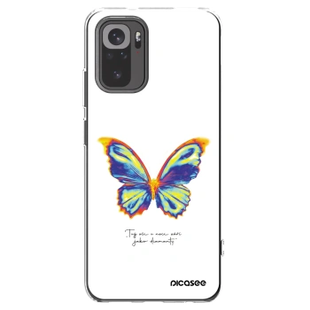 Picasee silikonski prozorni ovitek za Xiaomi Redmi Note 10S - Diamanty White