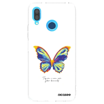 Picasee silikonski prozorni ovitek za Huawei P20 Lite - Diamanty White