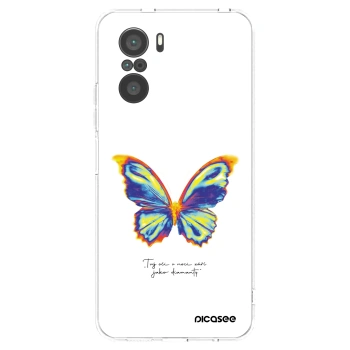 Picasee silikonski prozorni ovitek za Xiaomi Poco F3 - Diamanty White
