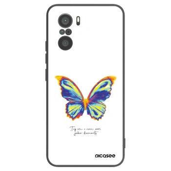 Picasee silikonski črni ovitek za Xiaomi Poco F3 - Diamanty White