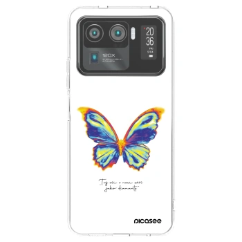 Picasee silikonski prozorni ovitek za Xiaomi Mi 11 Ultra - Diamanty White