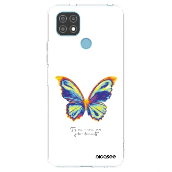 Picasee silikonski prozorni ovitek za Realme C21 - Diamanty White