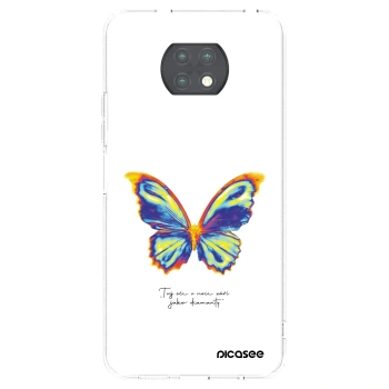 Picasee silikonski prozorni ovitek za Xiaomi Redmi Note 9T - Diamanty White
