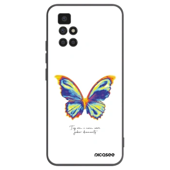 Picasee silikonski črni ovitek za Xiaomi Redmi 10 - Diamanty White