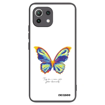 Picasee silikonski črni ovitek za Xiaomi 11 Lite 5G NE - Diamanty White