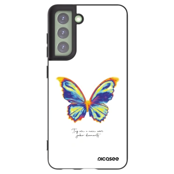 Picasee silikonski črni ovitek za Samsung Galaxy S21 FE 5G - Diamanty White