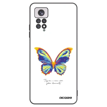 Picasee silikonski črni ovitek za Xiaomi Redmi Note 11 - Diamanty White