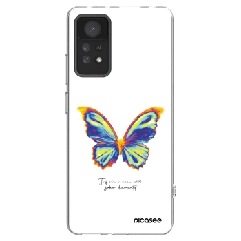 Picasee silikonski prozorni ovitek za Xiaomi Redmi Note 11 Pro 5G - Diamanty White