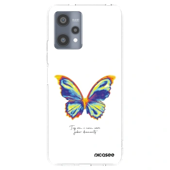 Picasee silikonski prozorni ovitek za Realme 9 Pro 5G - Diamanty White