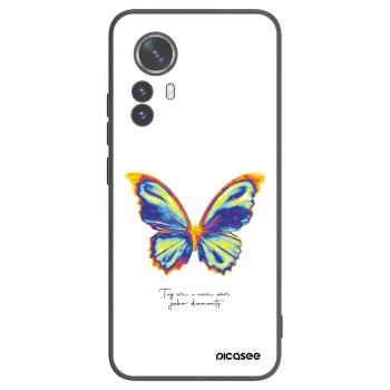Picasee silikonski črni ovitek za Xiaomi 12 Pro - Diamanty White