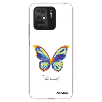 Picasee silikonski prozorni ovitek za Xiaomi Redmi 10C - Diamanty White