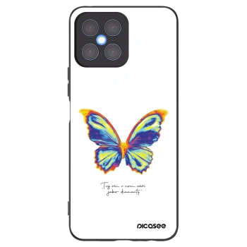 Picasee silikonski črni ovitek za Honor X8 4G - Diamanty White