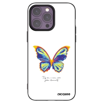 Picasee silikonski črni ovitek za Apple iPhone 14 Pro Max - Diamanty White
