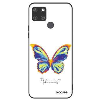 Ovitek za Realme C21Y - Diamanty White