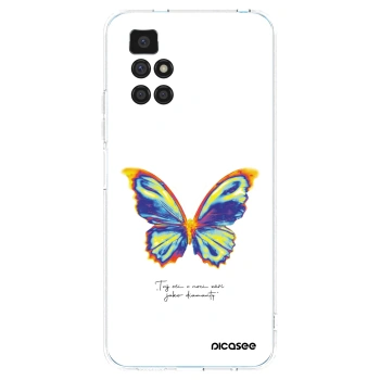 Picasee silikonski prozorni ovitek za Xiaomi Redmi 10 (2022) - Diamanty White