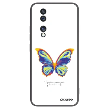 Picasee silikonski črni ovitek za Honor 70 - Diamanty White