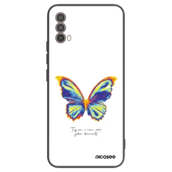 Ovitek za Motorola Moto E40 - Diamanty White