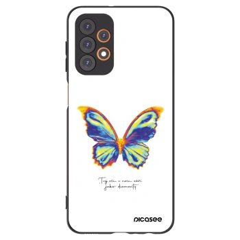 Picasee silikonski črni ovitek za Samsung Galaxy A23 A235F 4G - Diamanty White