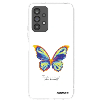 Picasee silikonski prozorni ovitek za Samsung Galaxy A73 5G - Diamanty White