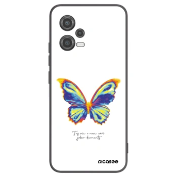 Picasee silikonski črni ovitek za Xiaomi Poco X5 - Diamanty White