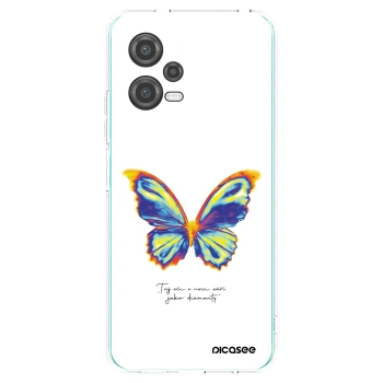 Picasee silikonski prozorni ovitek za Xiaomi Poco X5 - Diamanty White