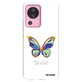 Picasee silikonski prozorni ovitek za Xiaomi 13 Lite - Diamanty White