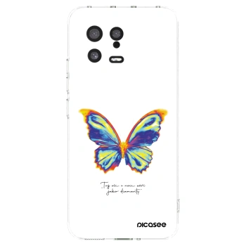 Picasee silikonski prozorni ovitek za Xiaomi 13 - Diamanty White