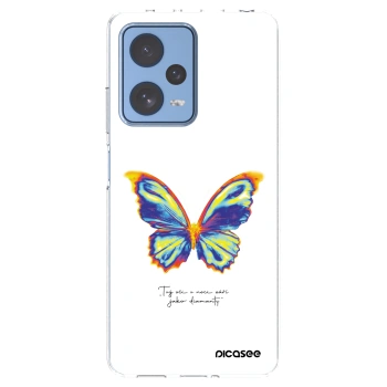 Picasee silikonski prozorni ovitek za Xiaomi Redmi Note 12 Pro 5G - Diamanty White