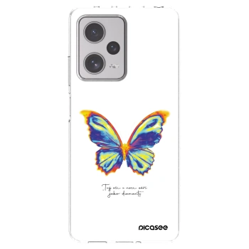 Picasee silikonski prozorni ovitek za Xiaomi Redmi Note 12 Pro+ 5G - Diamanty White
