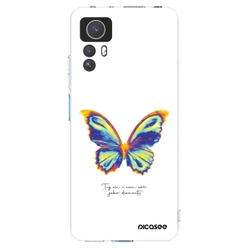 Picasee silikonski prozorni ovitek za Xiaomi Redmi Note 12S - Diamanty White