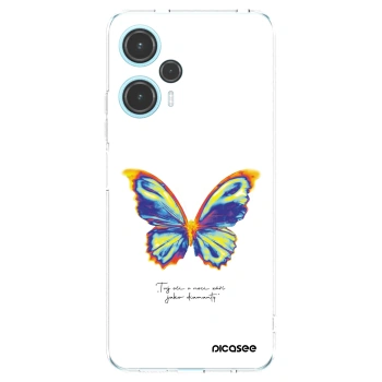 Picasee silikonski prozorni ovitek za Xiaomi Poco F5 - Diamanty White