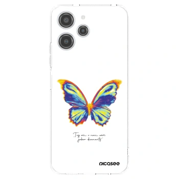 Picasee silikonski prozorni ovitek za Xiaomi Redmi 12 4G - Diamanty White