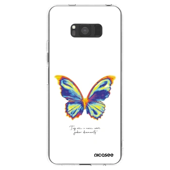Picasee silikonski prozorni ovitek za Samsung Galaxy S8 G950F - Diamanty White