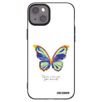 Picasee silikonski črni ovitek za Apple iPhone 15 Plus - Diamanty White