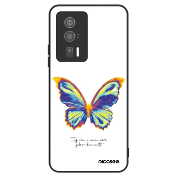 Ovitek za Xiaomi Poco F5 Pro 5G - Diamanty White