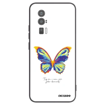 Picasee silikonski črni ovitek za Xiaomi Poco F5 Pro 5G - Diamanty White