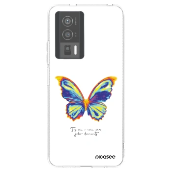 Picasee silikonski prozorni ovitek za Xiaomi Poco F5 Pro 5G - Diamanty White
