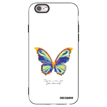 Picasee silikonski črni ovitek za Apple iPhone 6/6S - Diamanty White
