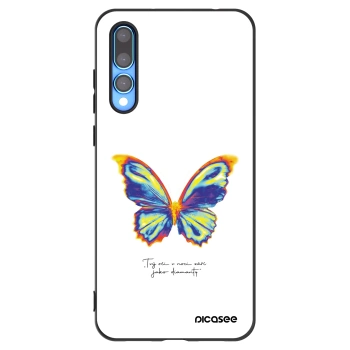 Picasee silikonski črni ovitek za Huawei P20 Pro - Diamanty White
