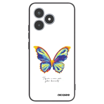 Picasee silikonski črni ovitek za Realme C53 - Diamanty White