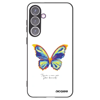 Picasee silikonski črni ovitek za Samsung Galaxy S24+ S926B 5G - Diamanty White