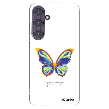 Picasee silikonski prozorni ovitek za Samsung Galaxy S24+ S926B 5G - Diamanty White