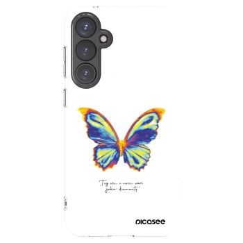 Picasee silikonski prozorni ovitek za Samsung Galaxy S23 FE S711B - Diamanty White