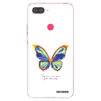Picasee silikonski prozorni ovitek za Xiaomi Mi 8 Lite - Diamanty White