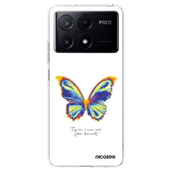 Picasee silikonski prozorni ovitek za Xiaomi Poco X6 Pro - Diamanty White