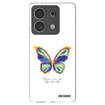 Picasee silikonski prozorni ovitek za Xiaomi Redmi Note 13 4G - Diamanty White