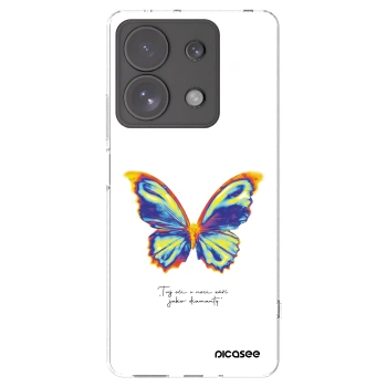 Picasee silikonski prozorni ovitek za Xiaomi Redmi Note 13 Pro 4G - Diamanty White