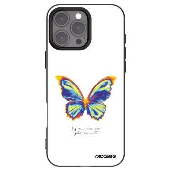 Picasee silikonski črni ovitek za Apple iPhone 16 Pro Max - Diamanty White