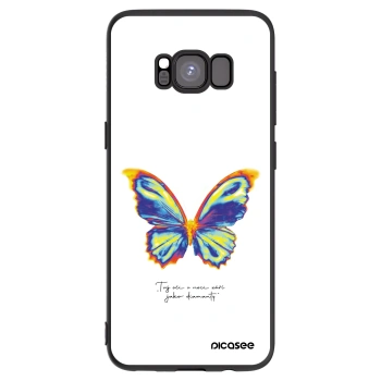 Picasee silikonski črni ovitek za Samsung Galaxy S8 G950F - Diamanty White