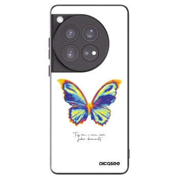 Picasee silikonski črni ovitek za OnePlus 12 5G - Diamanty White